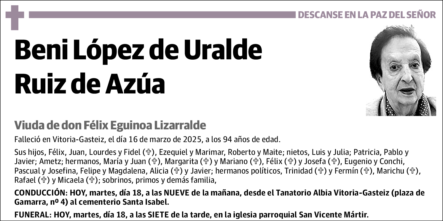 Beni López de Uralde Ruiz de Azúa