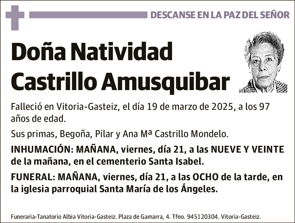 Natividad Castrillo Amusquibar