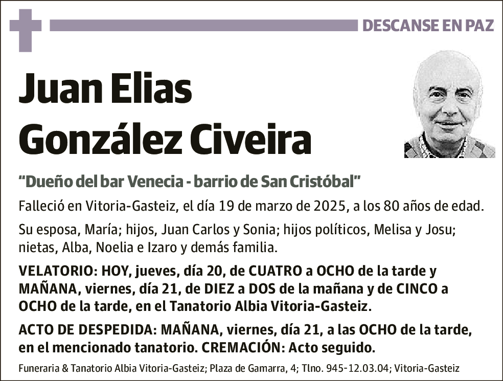 Juan Elias González Civeira