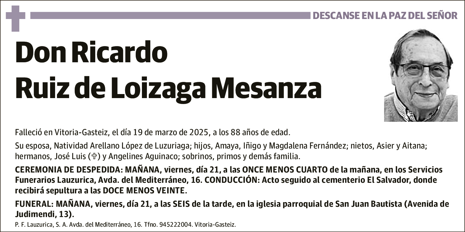 Ricardo Ruiz de Loizaga Mesanza