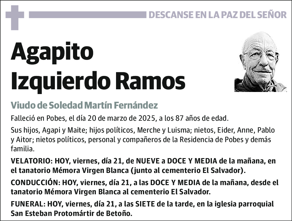 Agapito Izquierdo Ramos
