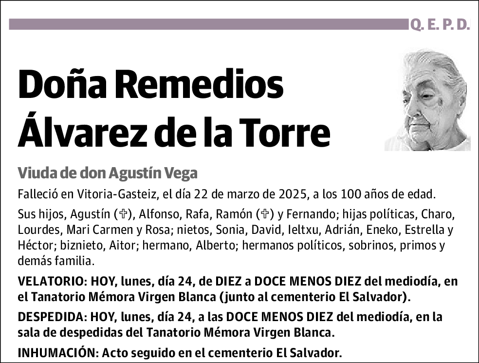 Remedios Álvarez de la Torre