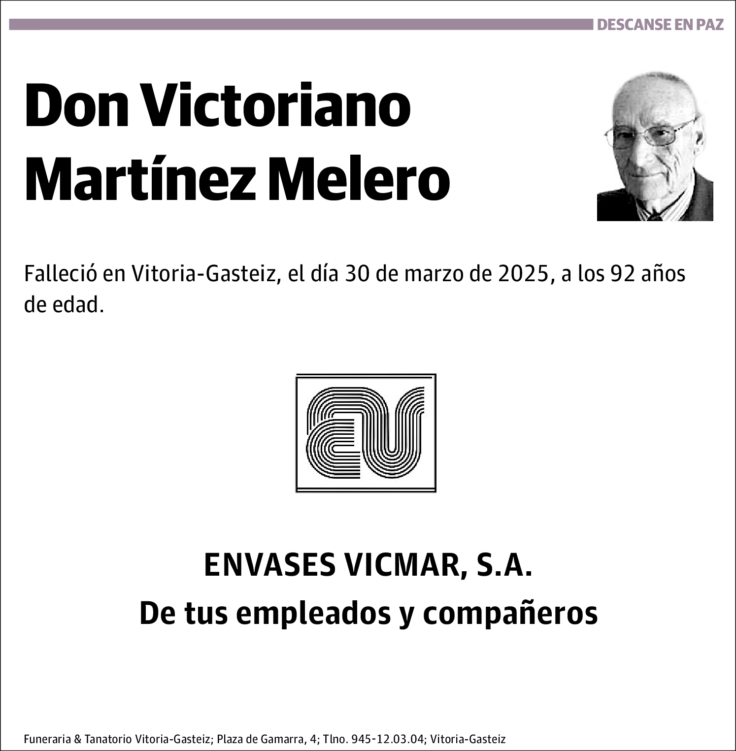 Victoriano Martínez Melero (Empresa)