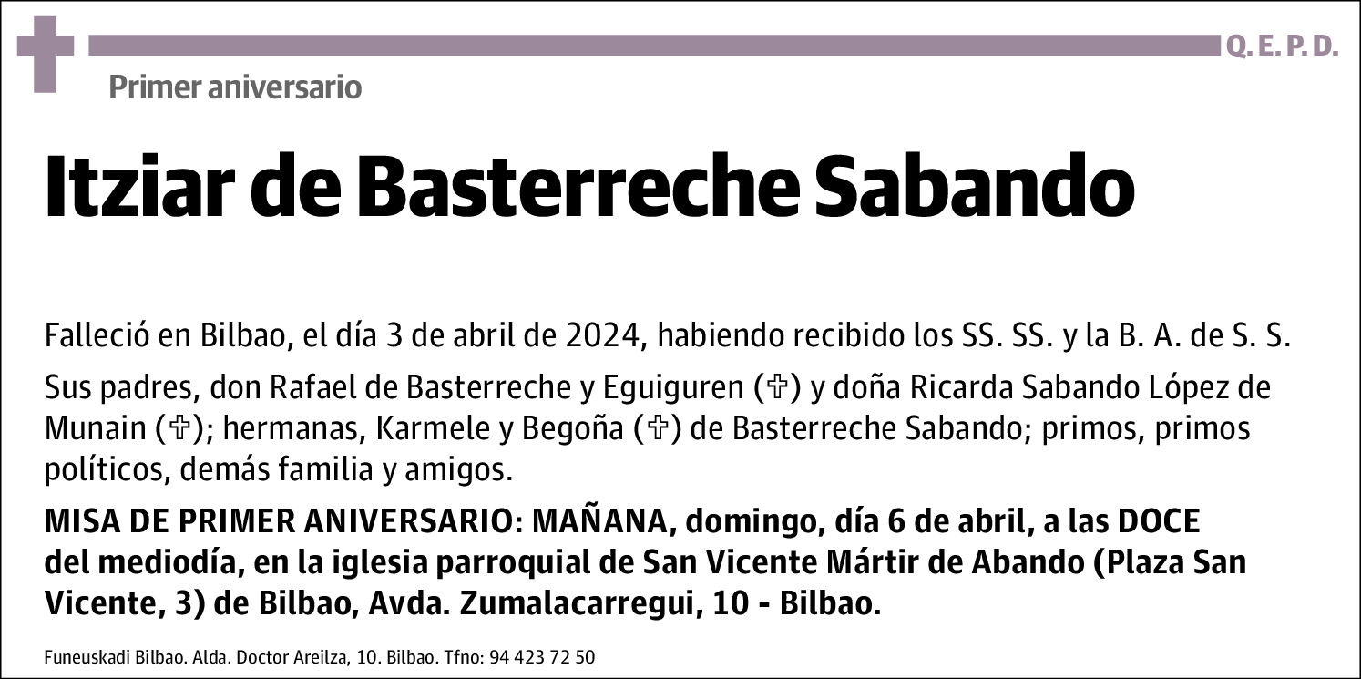Itziar de Basterreche Sabando