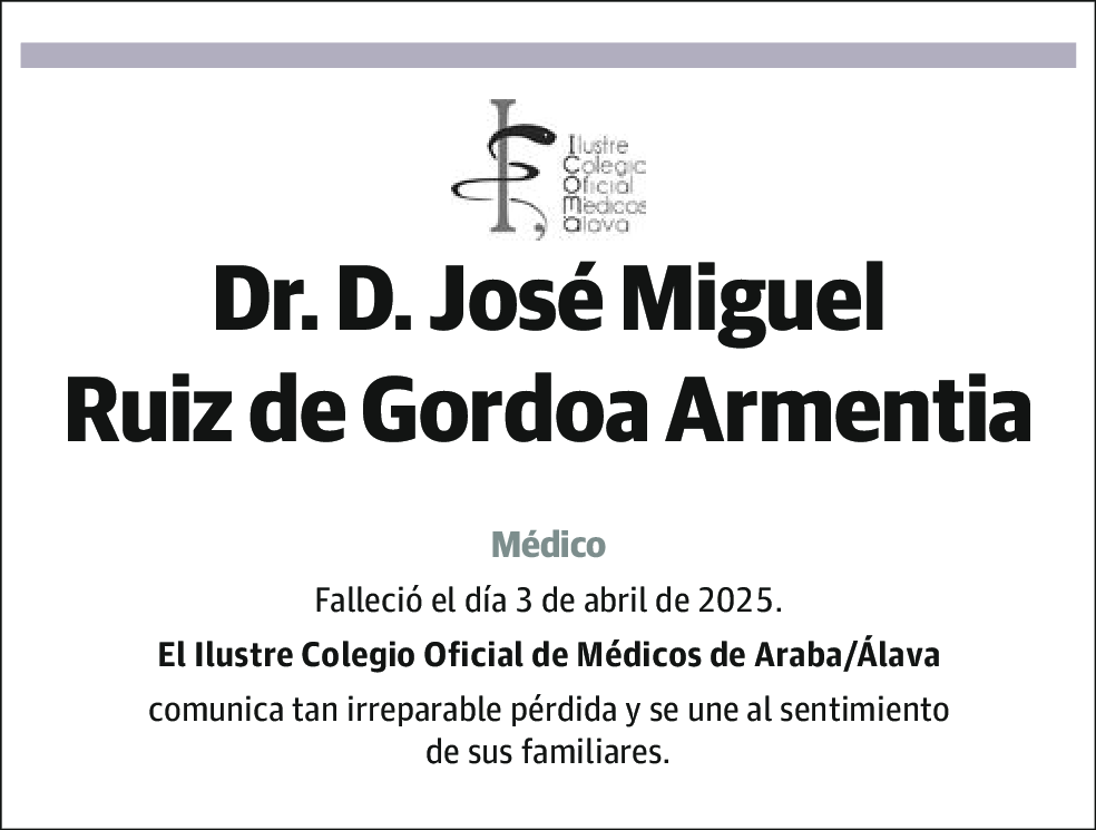 Jose Miguel Ruiz de Gordoa Armentia