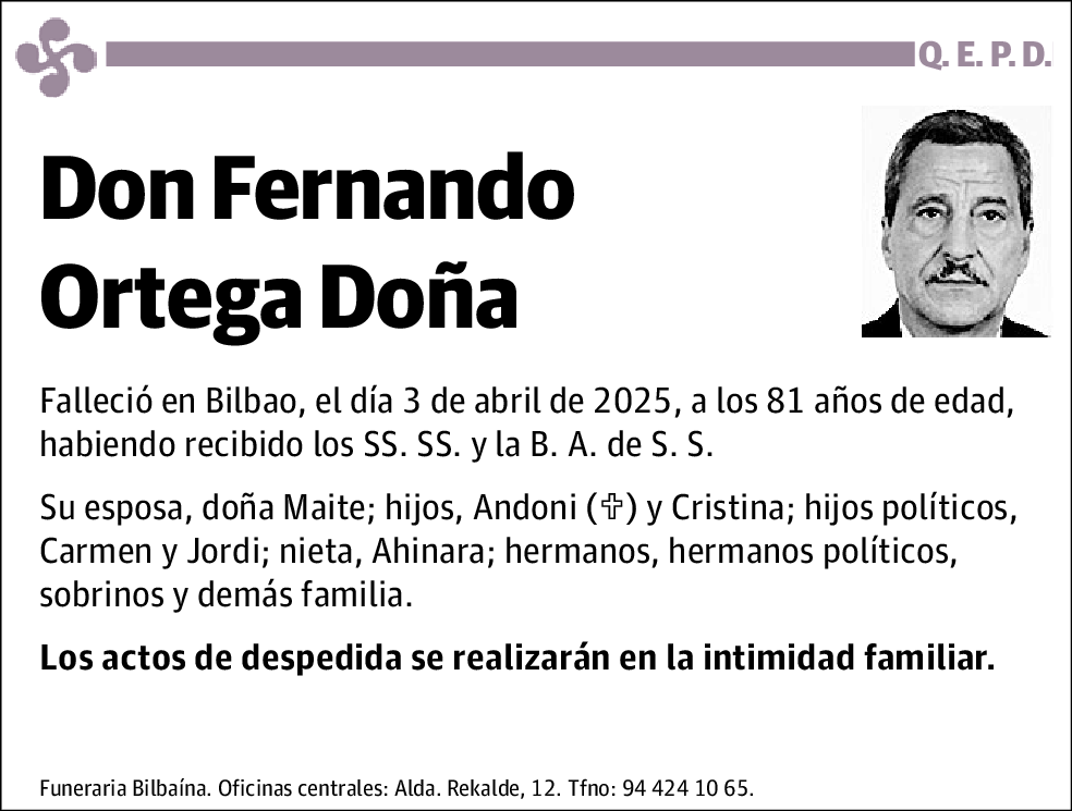 Fernando Ortega Doña