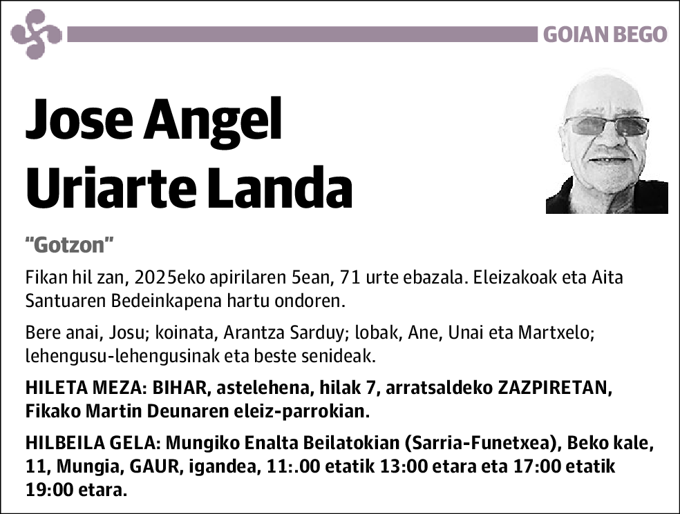 Jose Angel Uriarte Landa