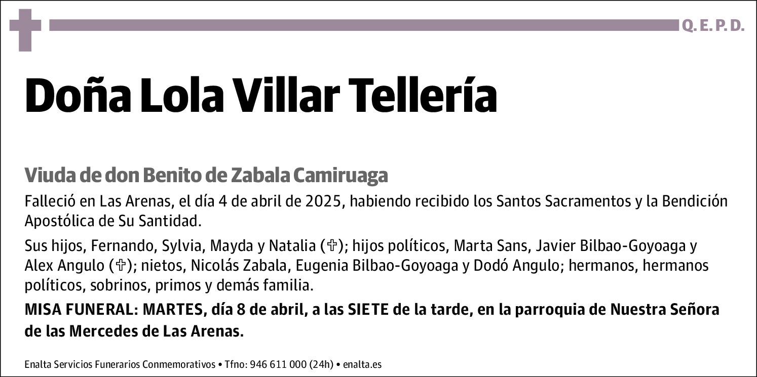 Lola Villar Telleria