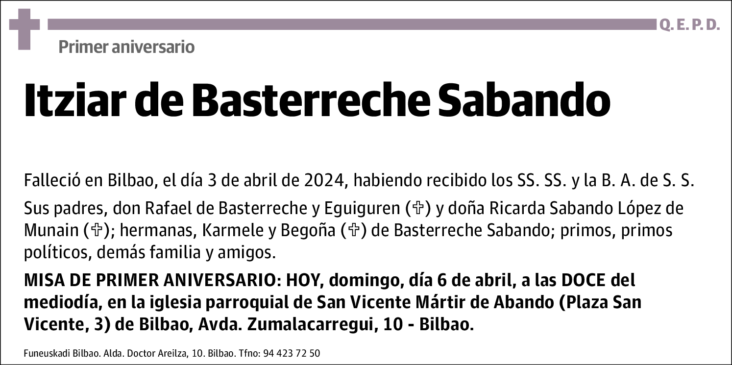 Itziar de Basterreche Sabando
