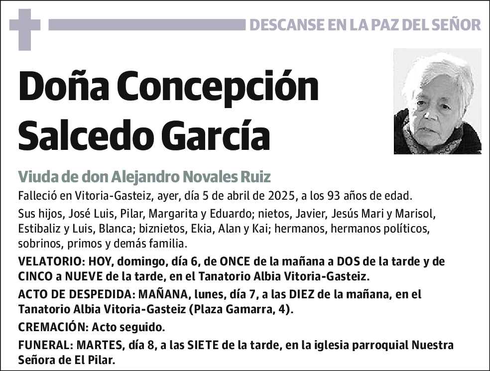 Concepción Salcedo García