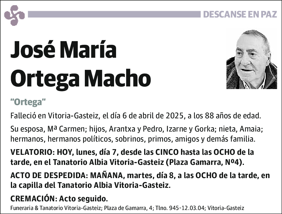 José María Ortega Macho