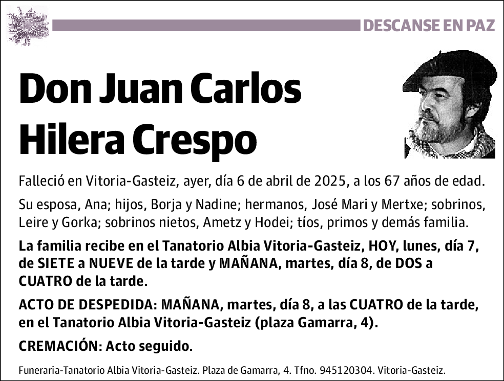 Juan Carlos Hilera Crespo