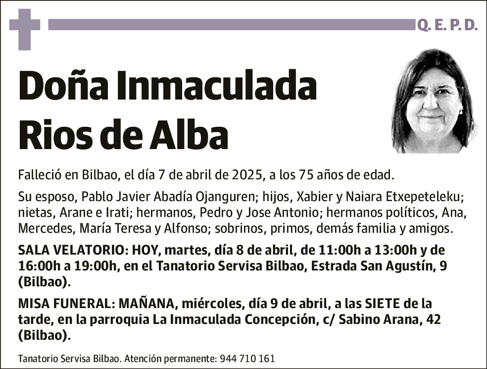 Inmaculada Rios de Alba