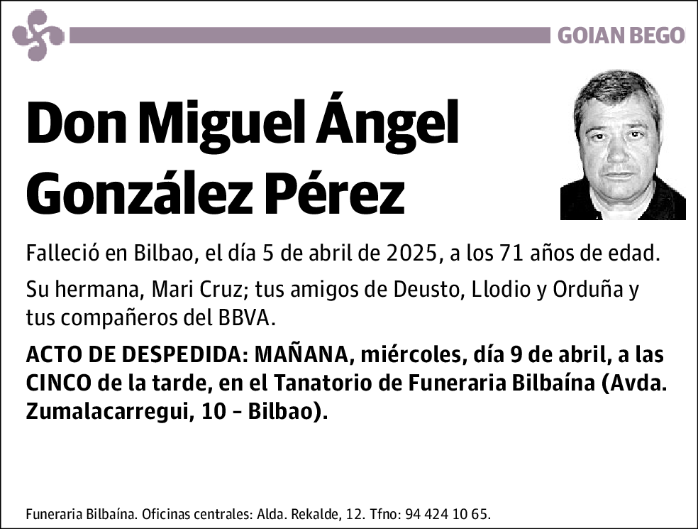 Miguel Ángel González Pérez