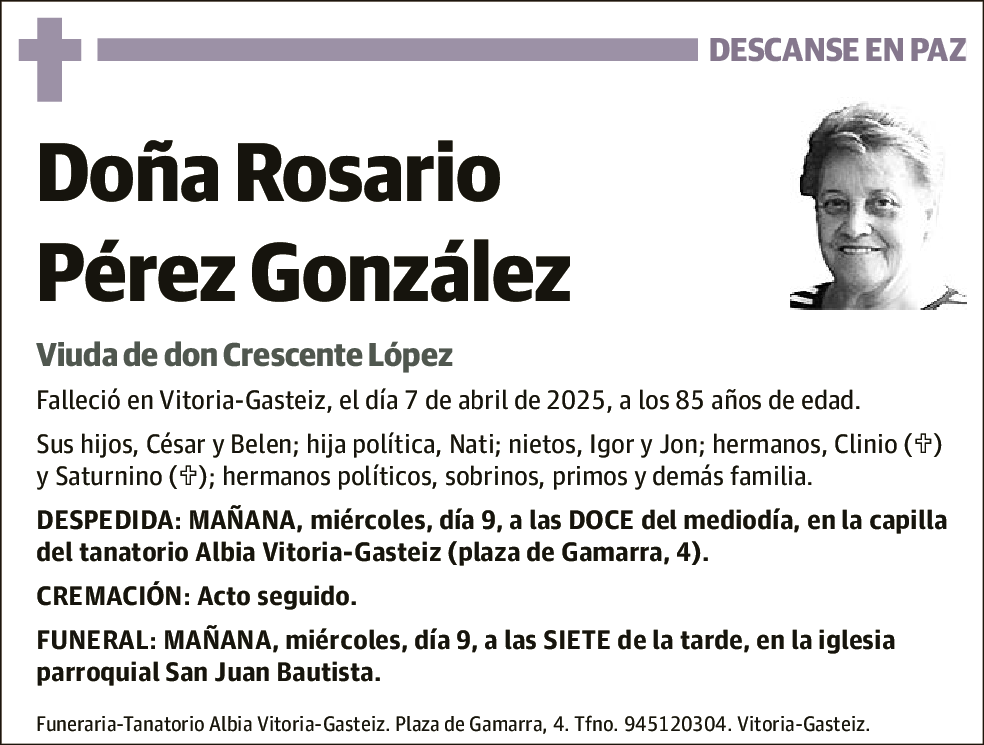 Rosario Pérez González