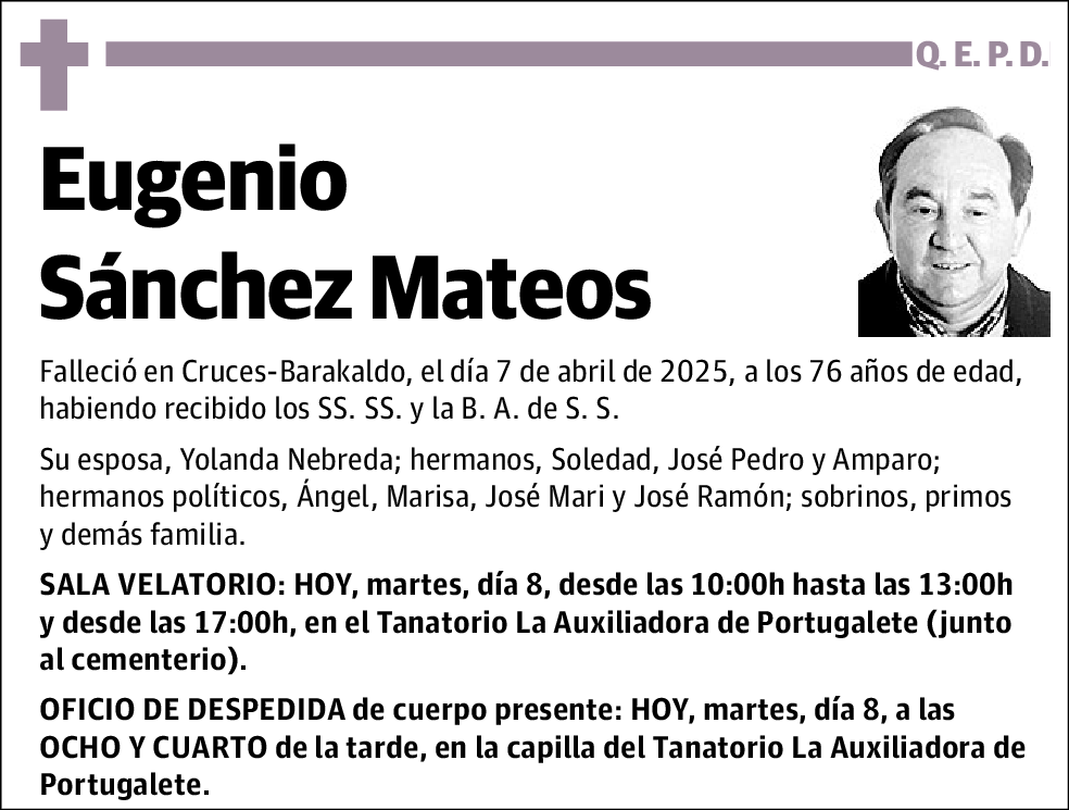Eugenio Sánchez Mateos