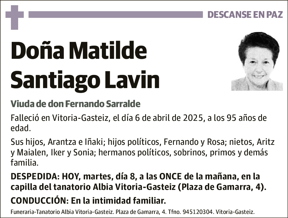 Matilde Santiago Lavin