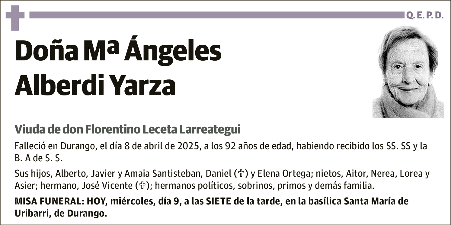 María Ángeles Alberdi Yarza