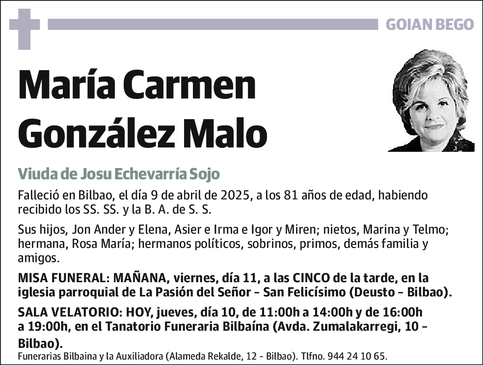 María Carmen González Malo