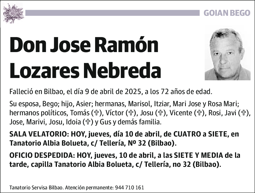 Jose Ramón Lozares Nebreda