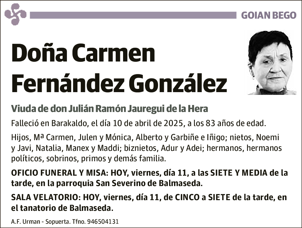 Carmen Fernandez Gonzalez