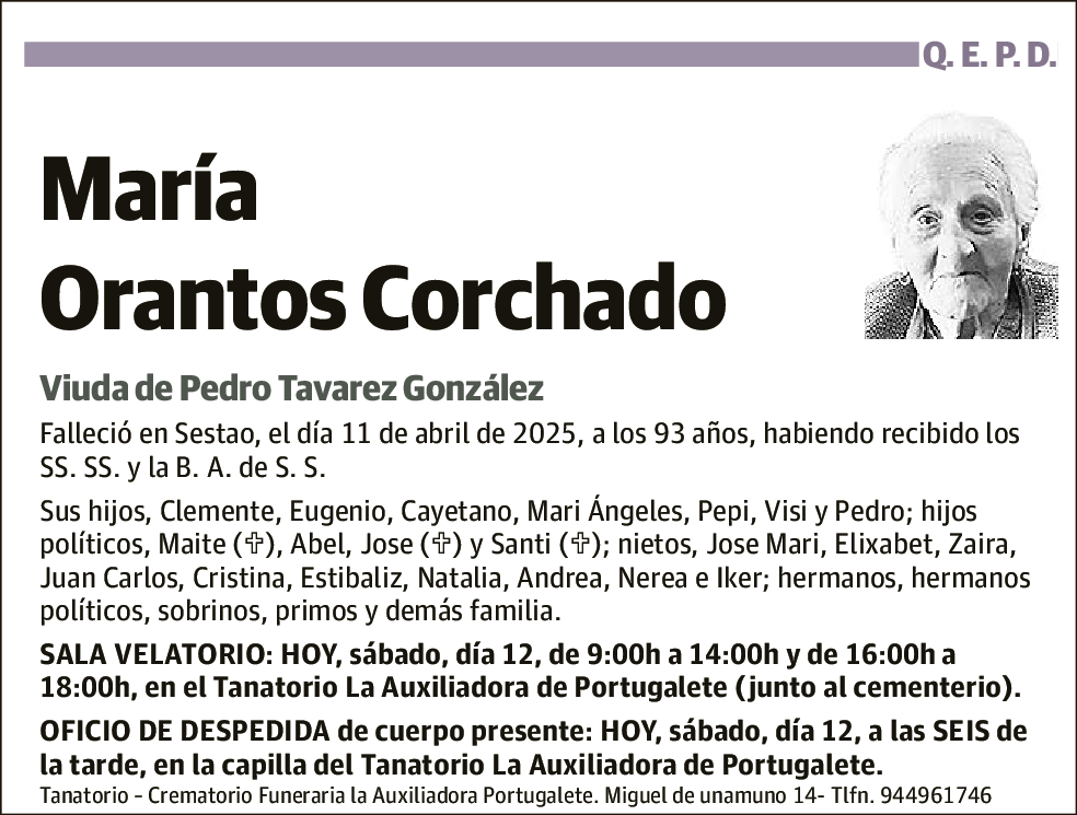 María Orantos Corchado