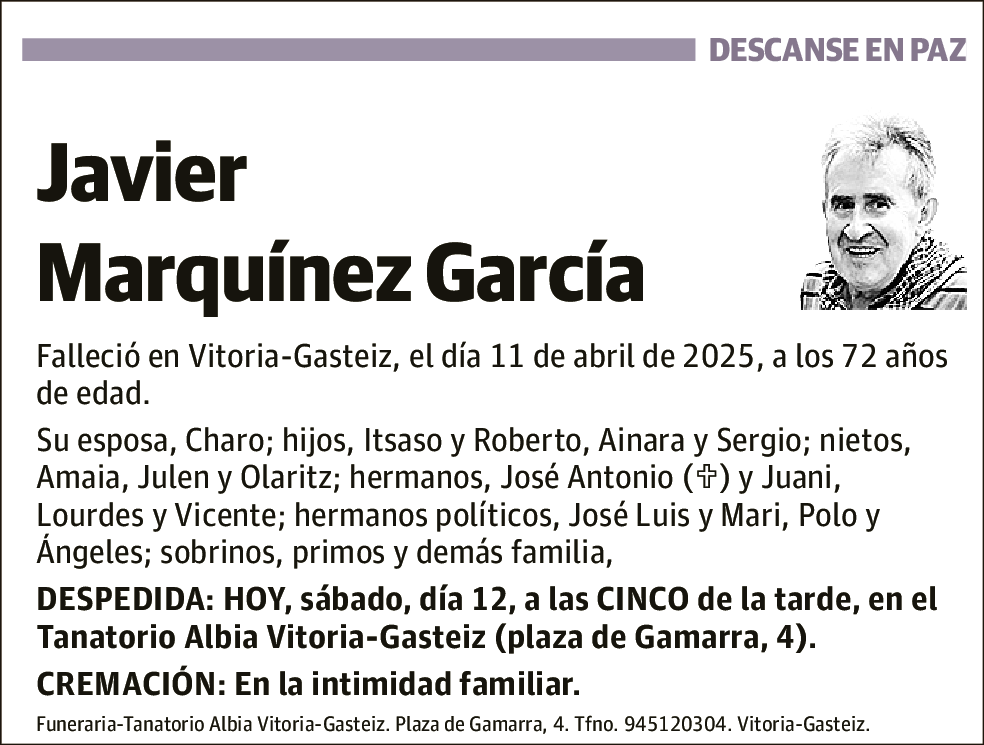 Javier Marquínez García