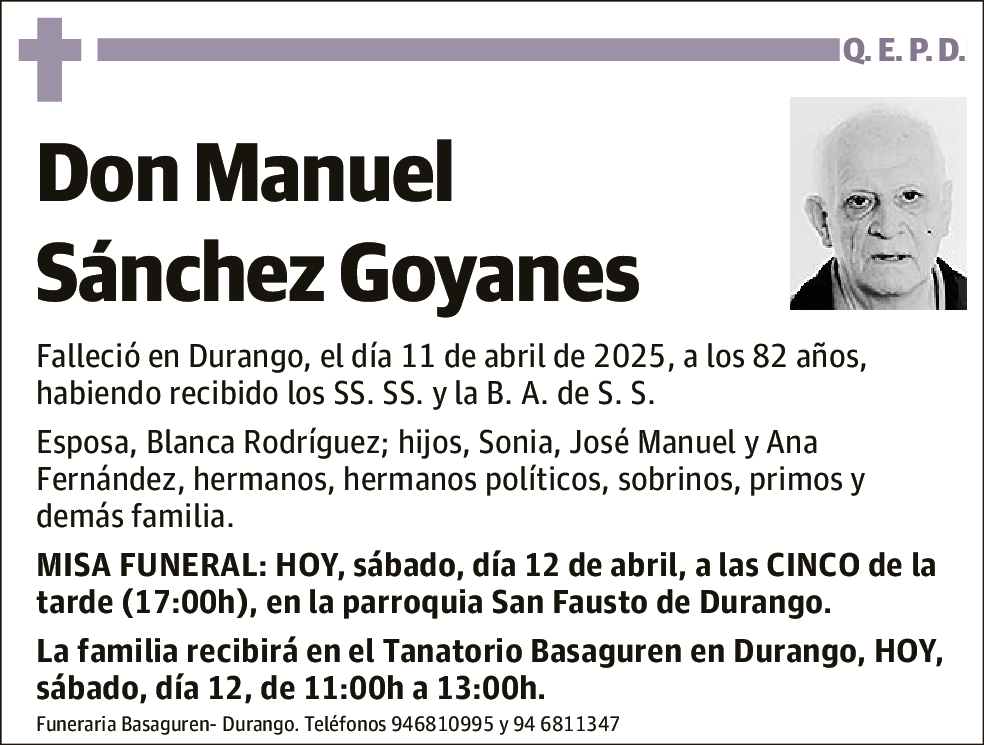Manuel Sánchez Goyanes