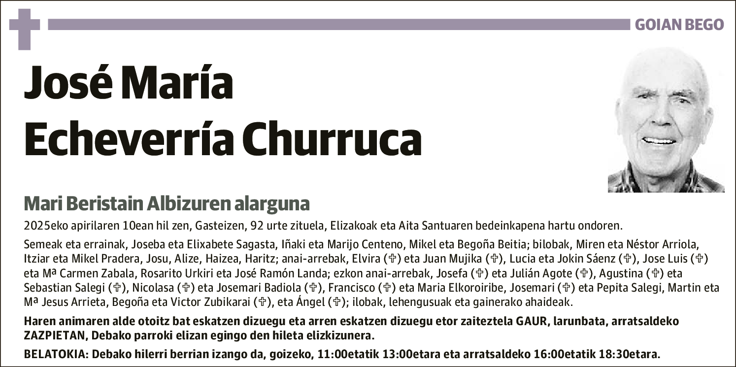 José María Echeverría Churruca