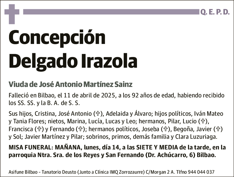 Concepción Delgado Irazola