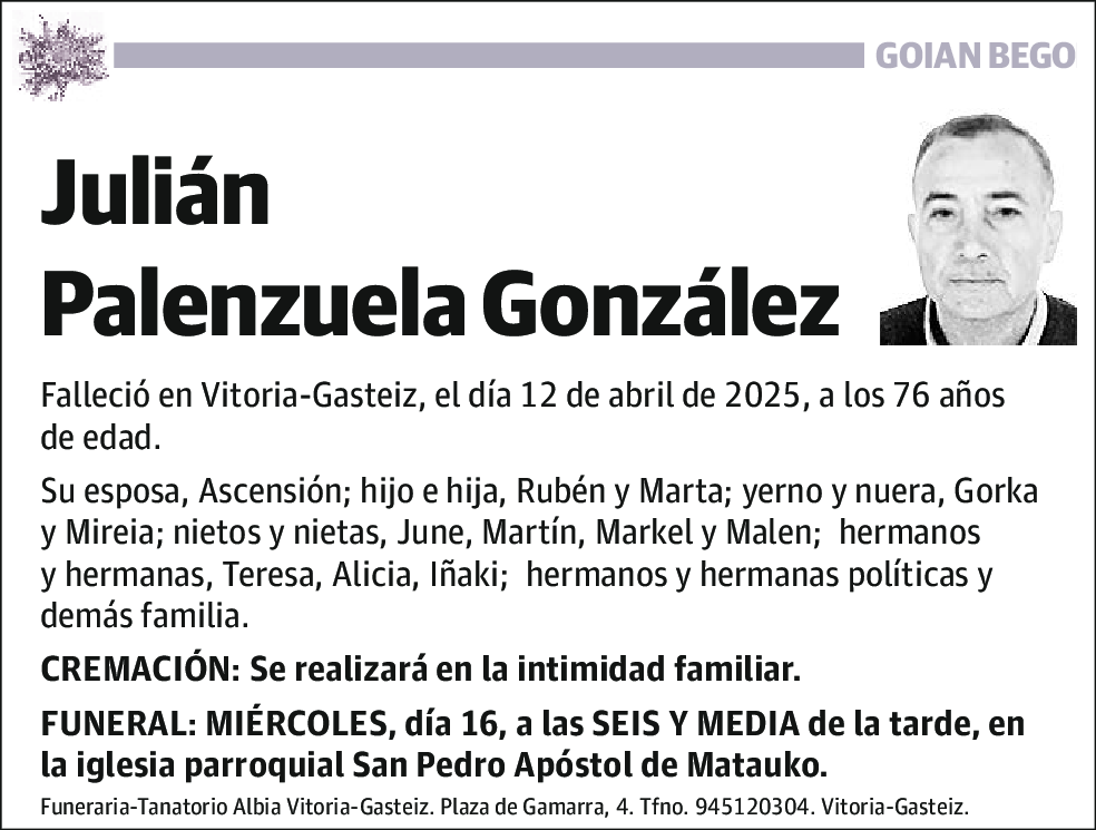 Julián Palenzuela González