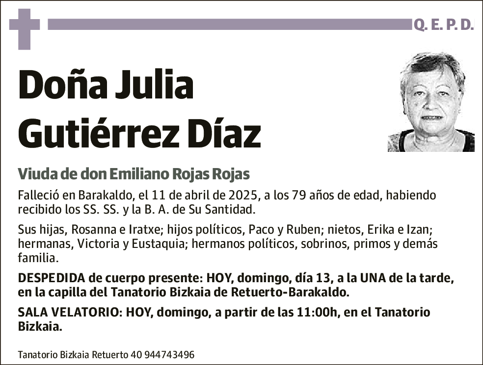 Julia Gutiérrez Díaz