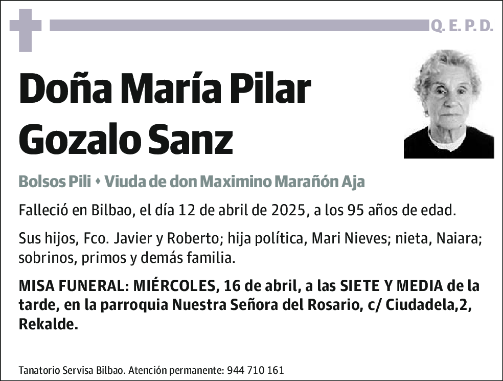 María Pilar Gozalo Sanz
