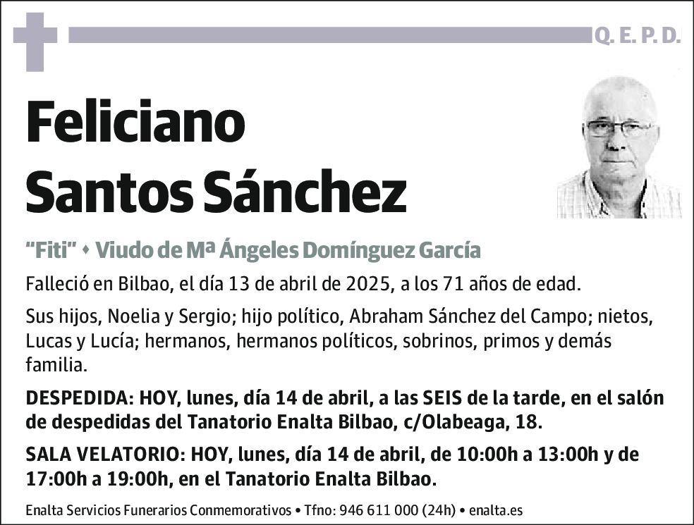 Feliciano Santos Sánchez