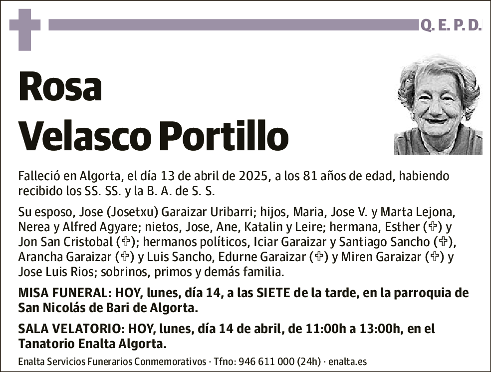 Rosa Velasco Portillo