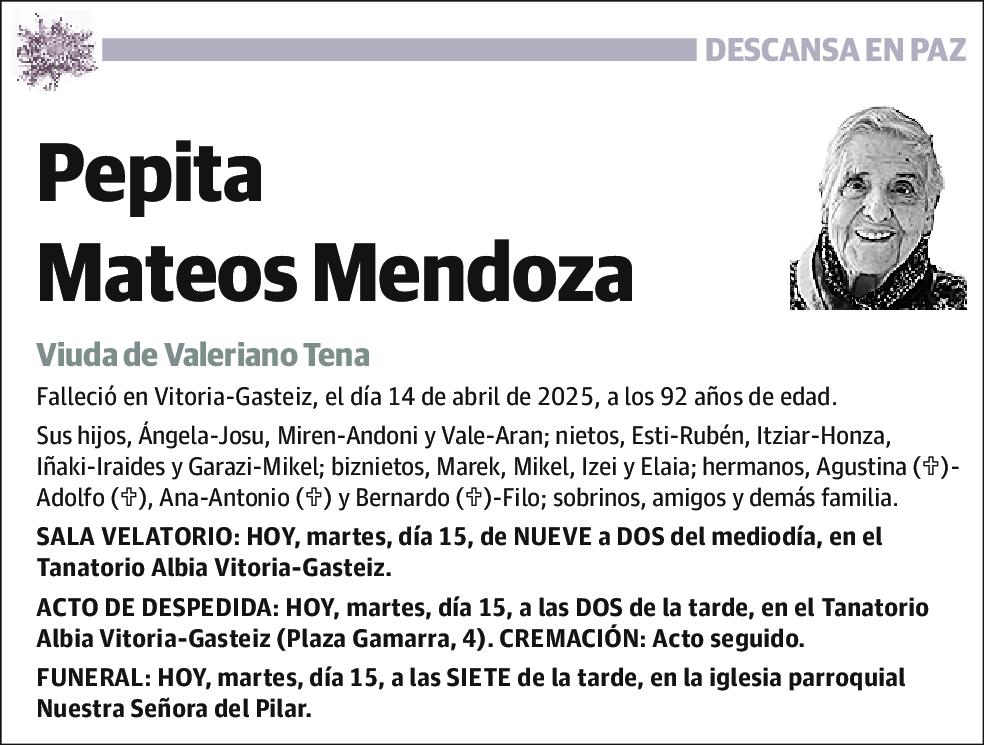 Pepita Mateos Mendoza