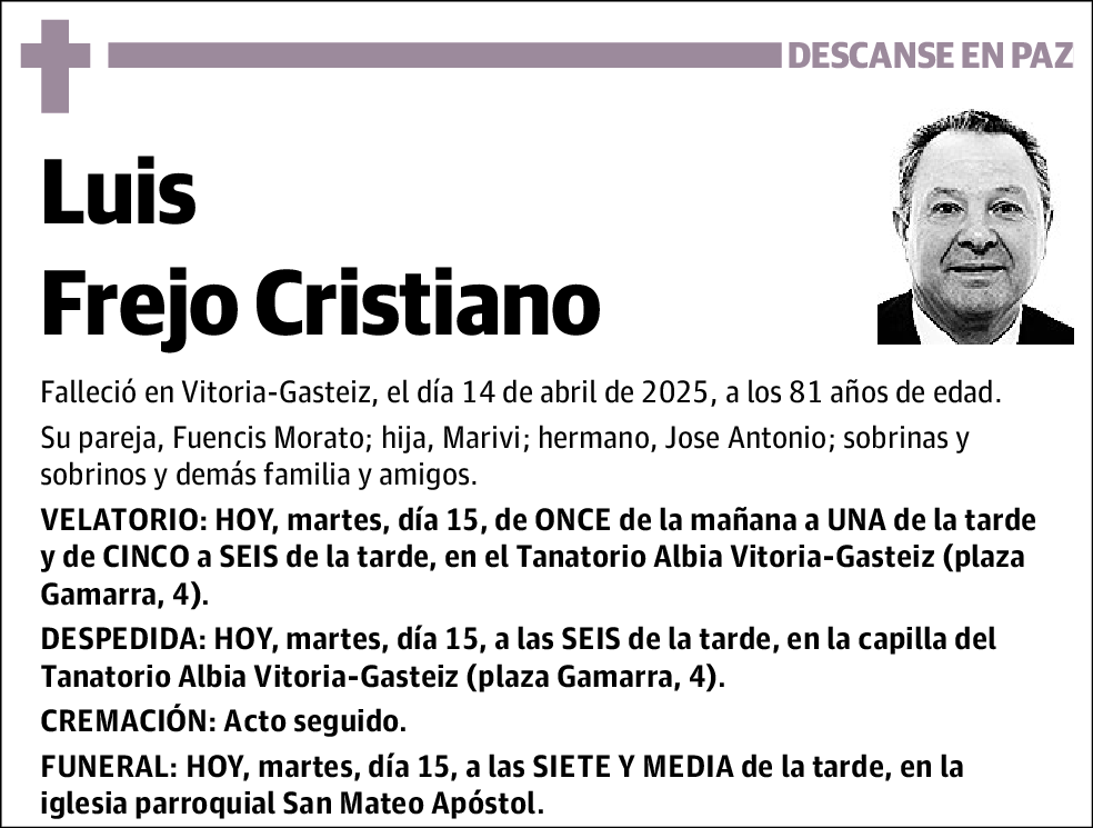 Luis Frejo Cristiano