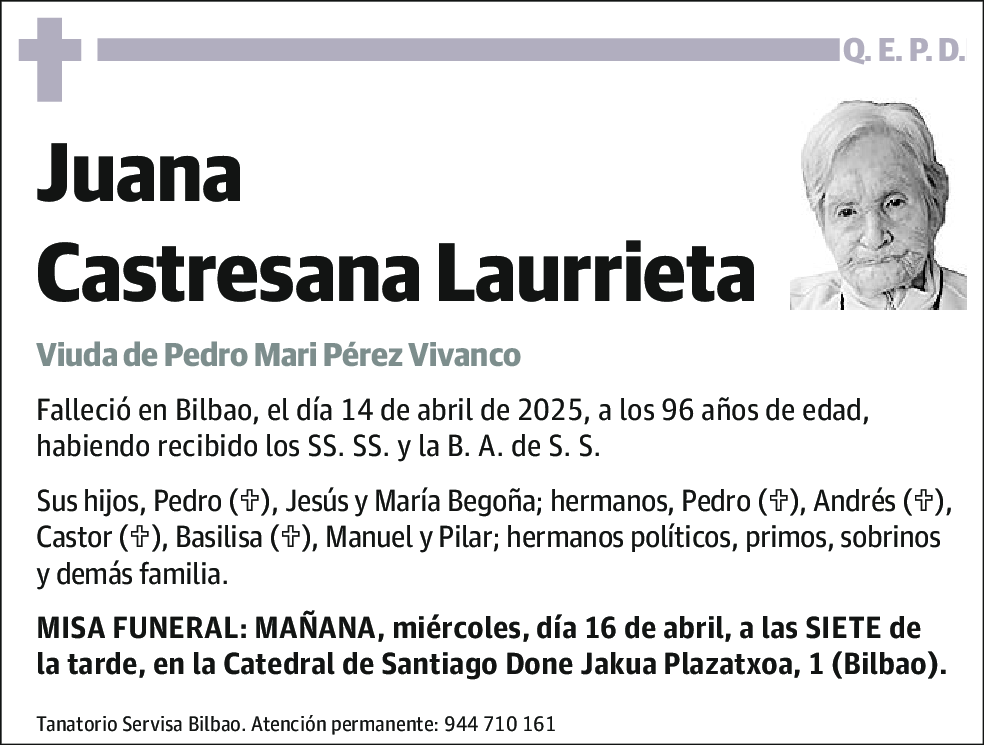 Juana Castresana Laurrieta