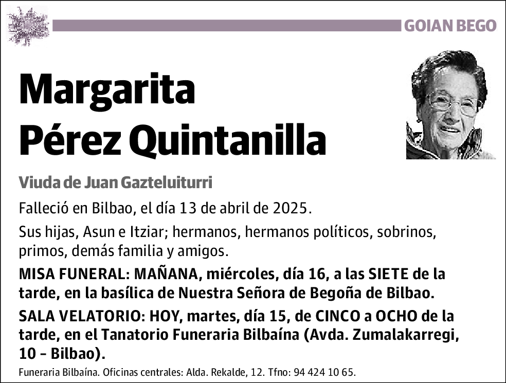 Margarita Pérez Quintanilla
