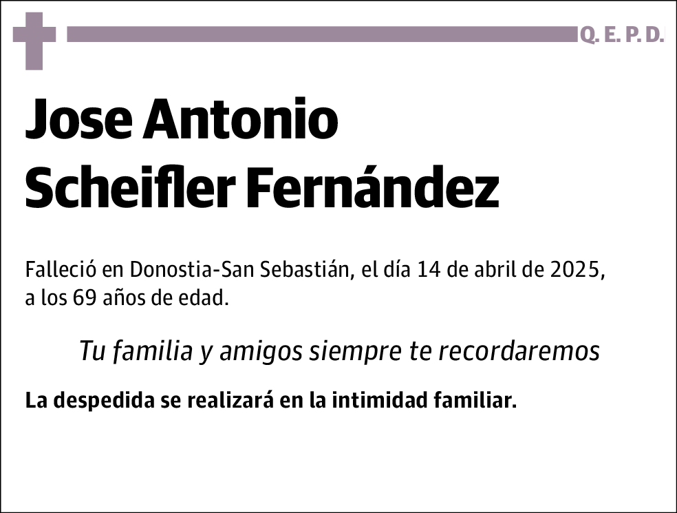 Jose Antonio Scheifler Fernández