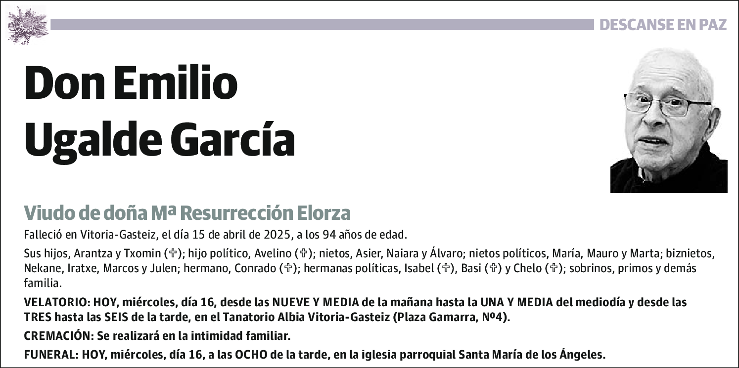 Emilio Ugalde Garcia
