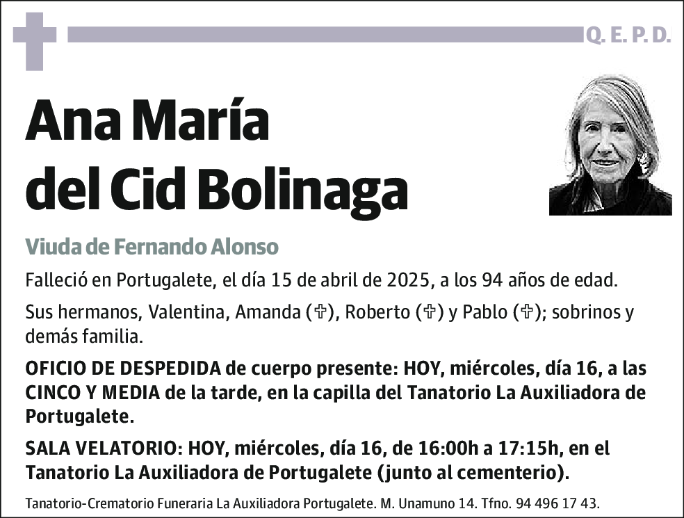 Ana María del Cid Bolinaga