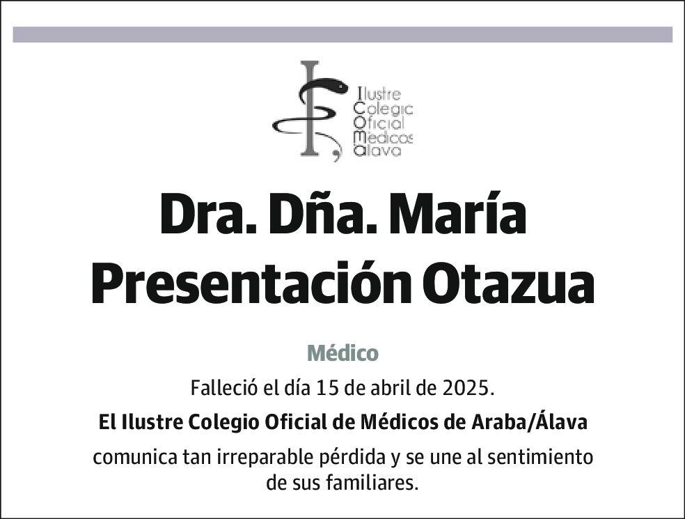 María Presentación Otazua Mendizábal