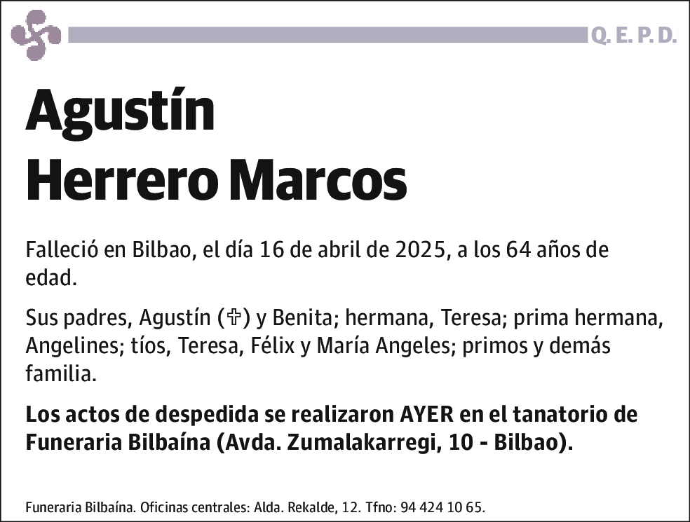Agustín Herrero Marcos