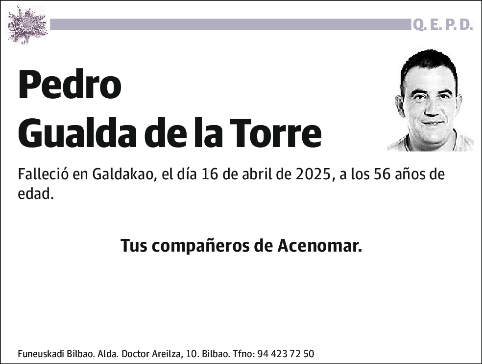 Pedro Gualda de La Torre