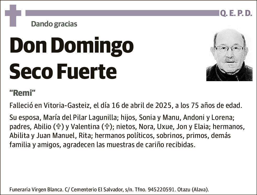 Domingo Seco Fuerte