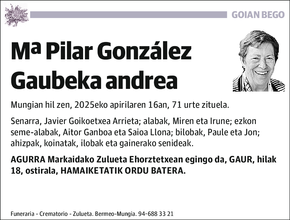 María Pilar González Gaubeka