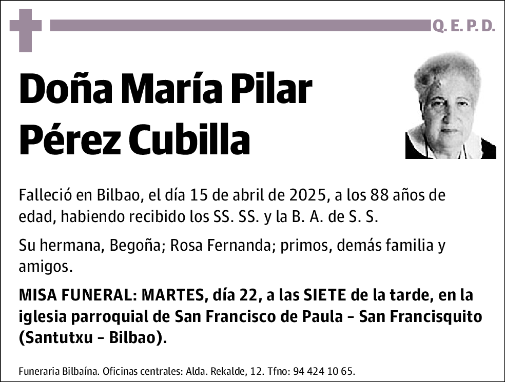María Pilar Pérez Cubilla