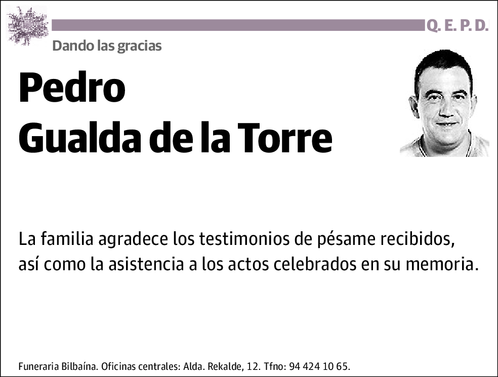 Pedro Gualda de La Torre