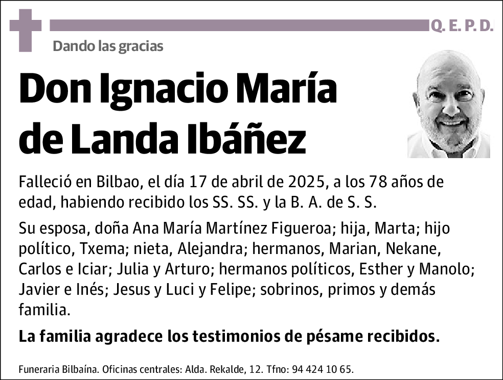 Ignacio María de Landa Ibáñez